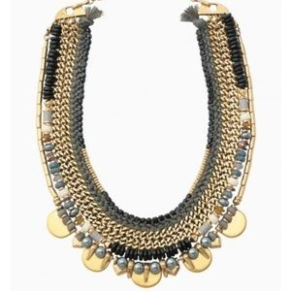 Stella & Dot 2-in-1 Adaptable Collette  Statement Necklace